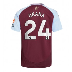 Aston Villa Amadou Onana #24 Domaci Dres 2024-25 Kratak Rukavima